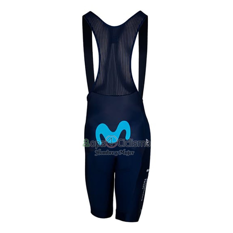 Movistar Ropa Ciclismo Culotte Corto 2023 Hombre Mangas Cortas Verde